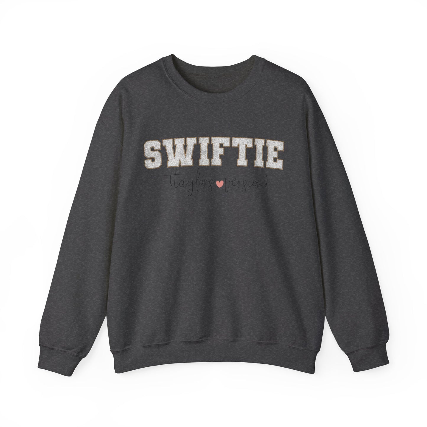 Swiftie Faux Chenille Patch Crew Neck