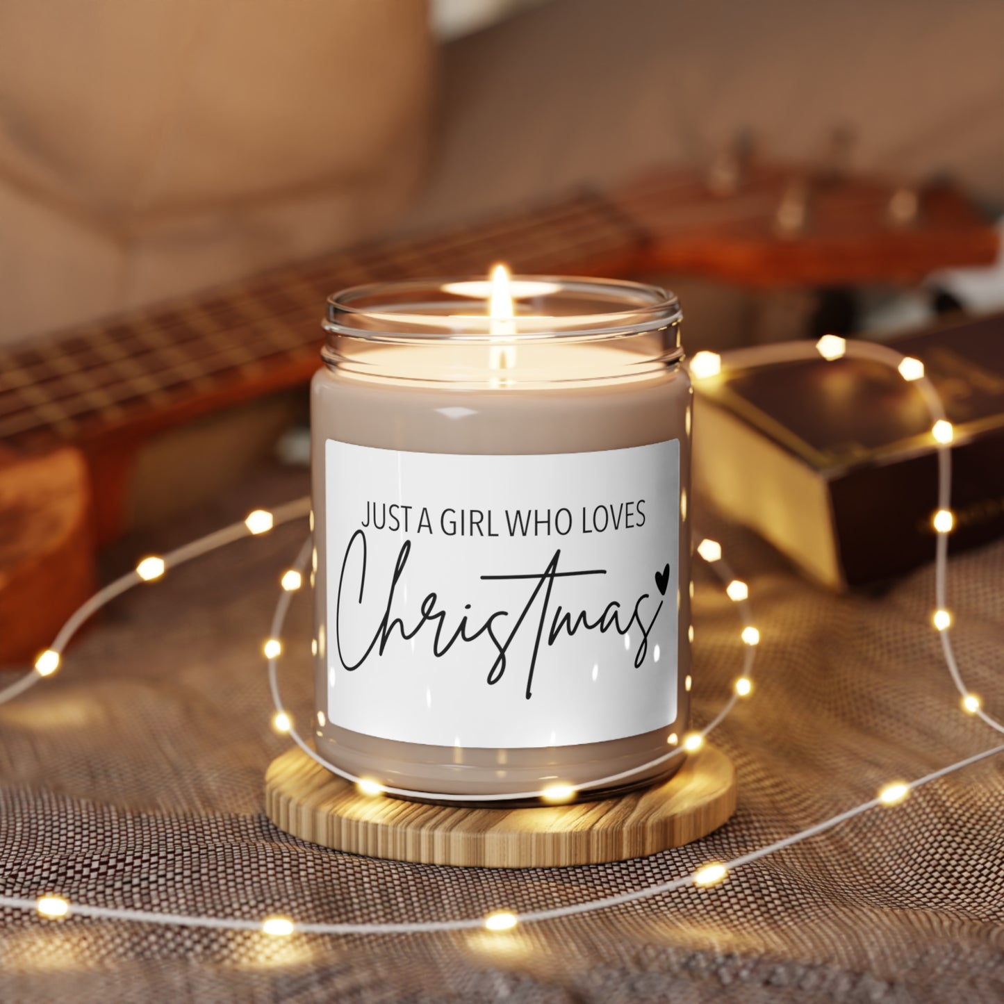 Just a Girl Who Loves Christmas, Scented Candles, 9oz