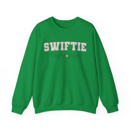 Swiftie Faux Chenille Patch Crew Neck