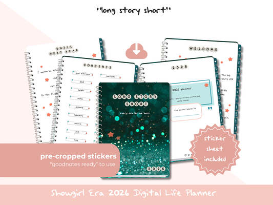 Long Story Short – 2026 Digital Life Planner