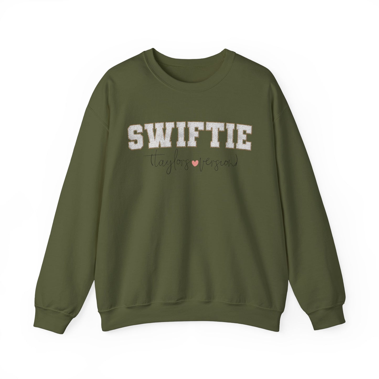 Swiftie Faux Chenille Patch Crew Neck