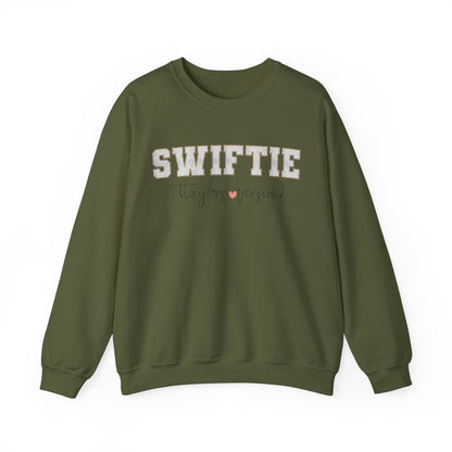 Swiftie Faux Chenille Patch Crew Neck