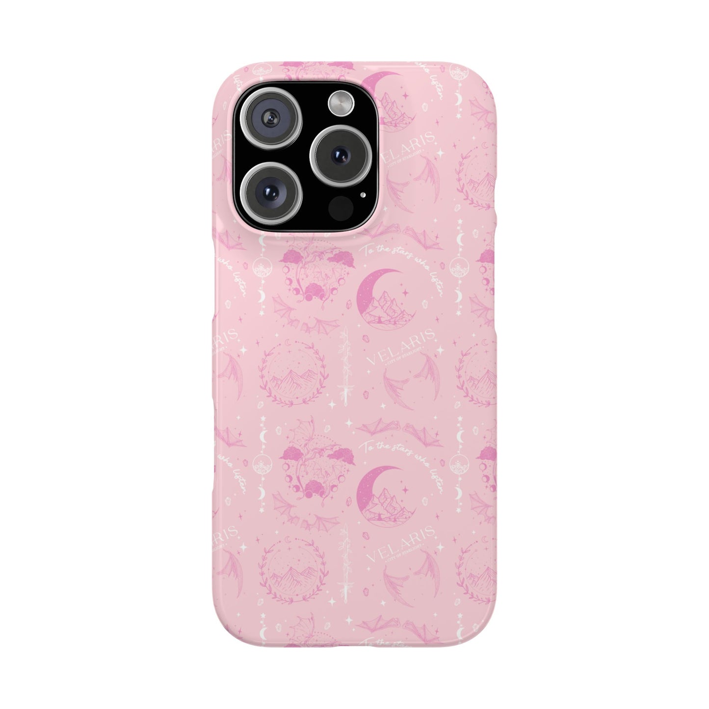 ACOTAR Inspired Phone Case | Velaris Aesthetic | Pink Romantasy Case