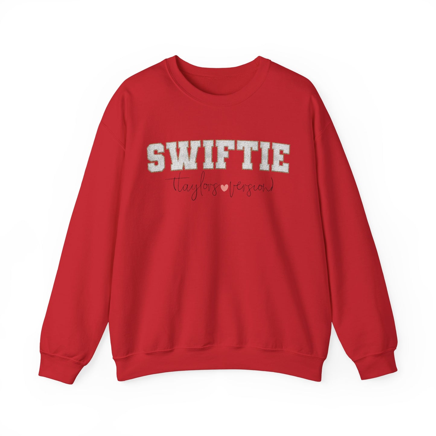 Swiftie Faux Chenille Patch Crew Neck