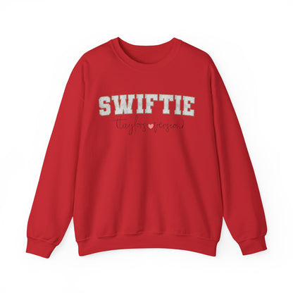 Swiftie Faux Chenille Patch Crew Neck