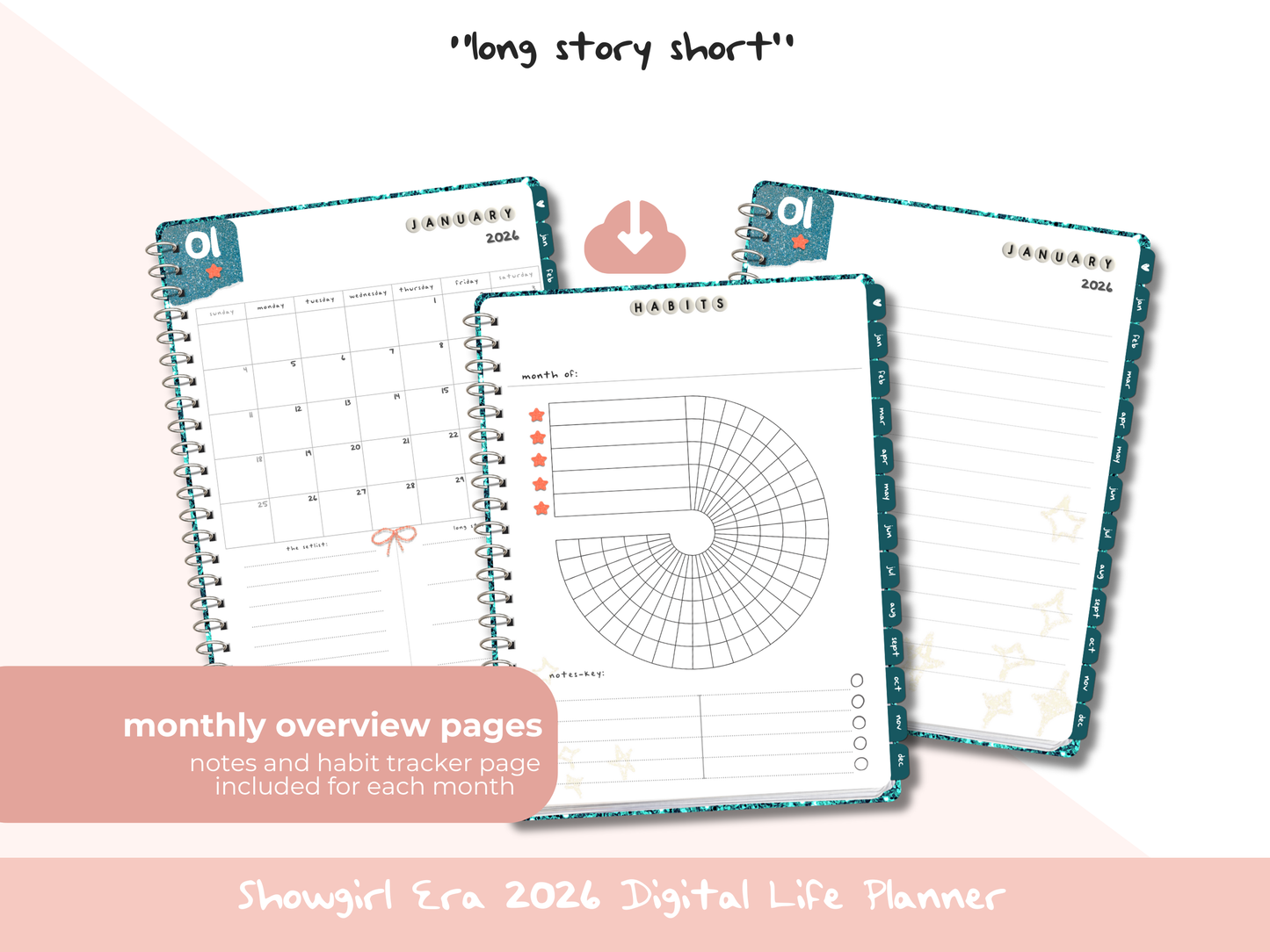 Long Story Short – 2026 Digital Life Planner