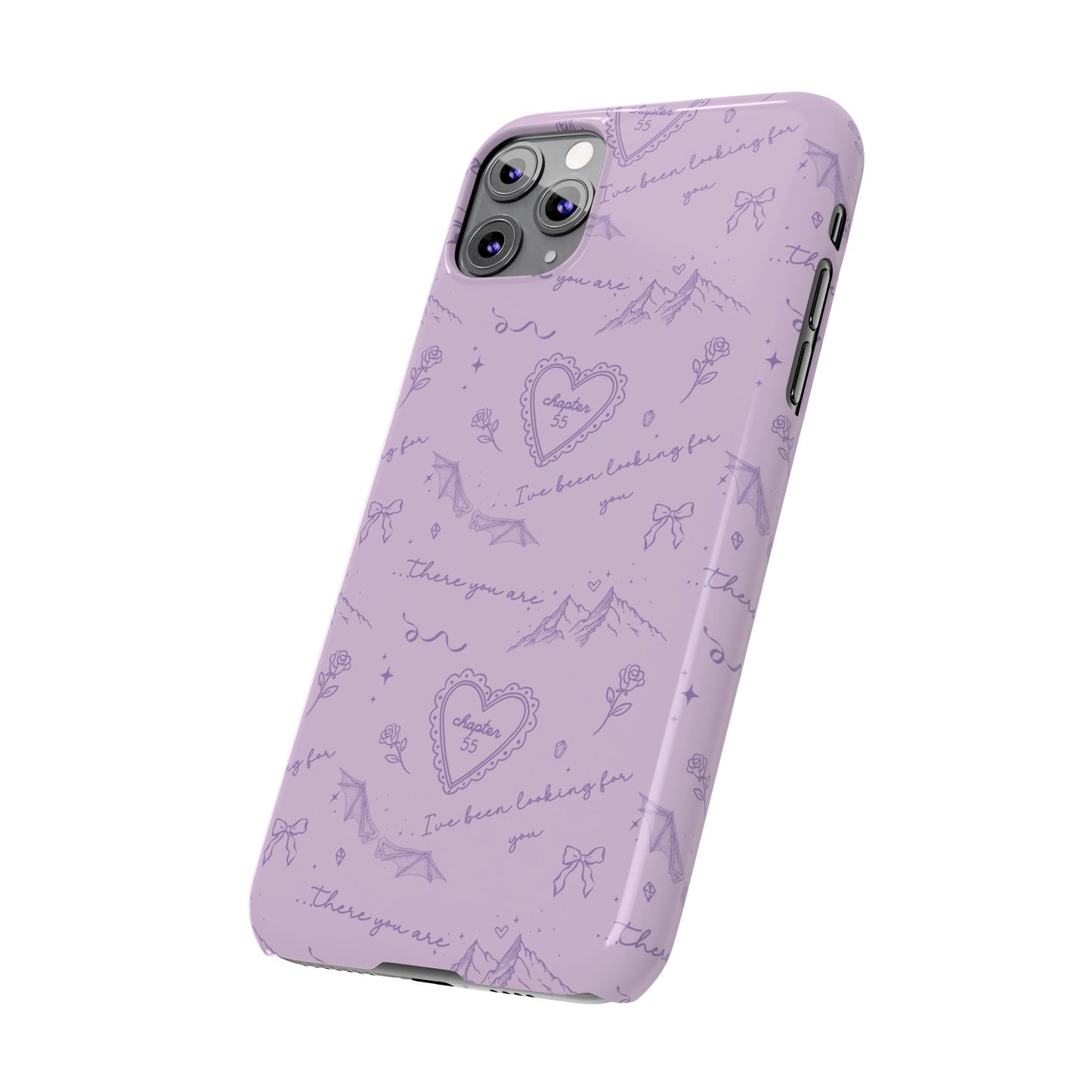 Spicy Romantasy Phone Case | Chapter 55 Aesthetic Case | Bookish iPhone Case | Purple Coquette Reader Phone Case | ACOTAR reader Gift