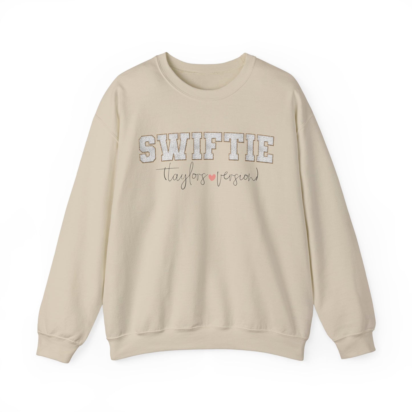 Swiftie Faux Chenille Patch Crew Neck
