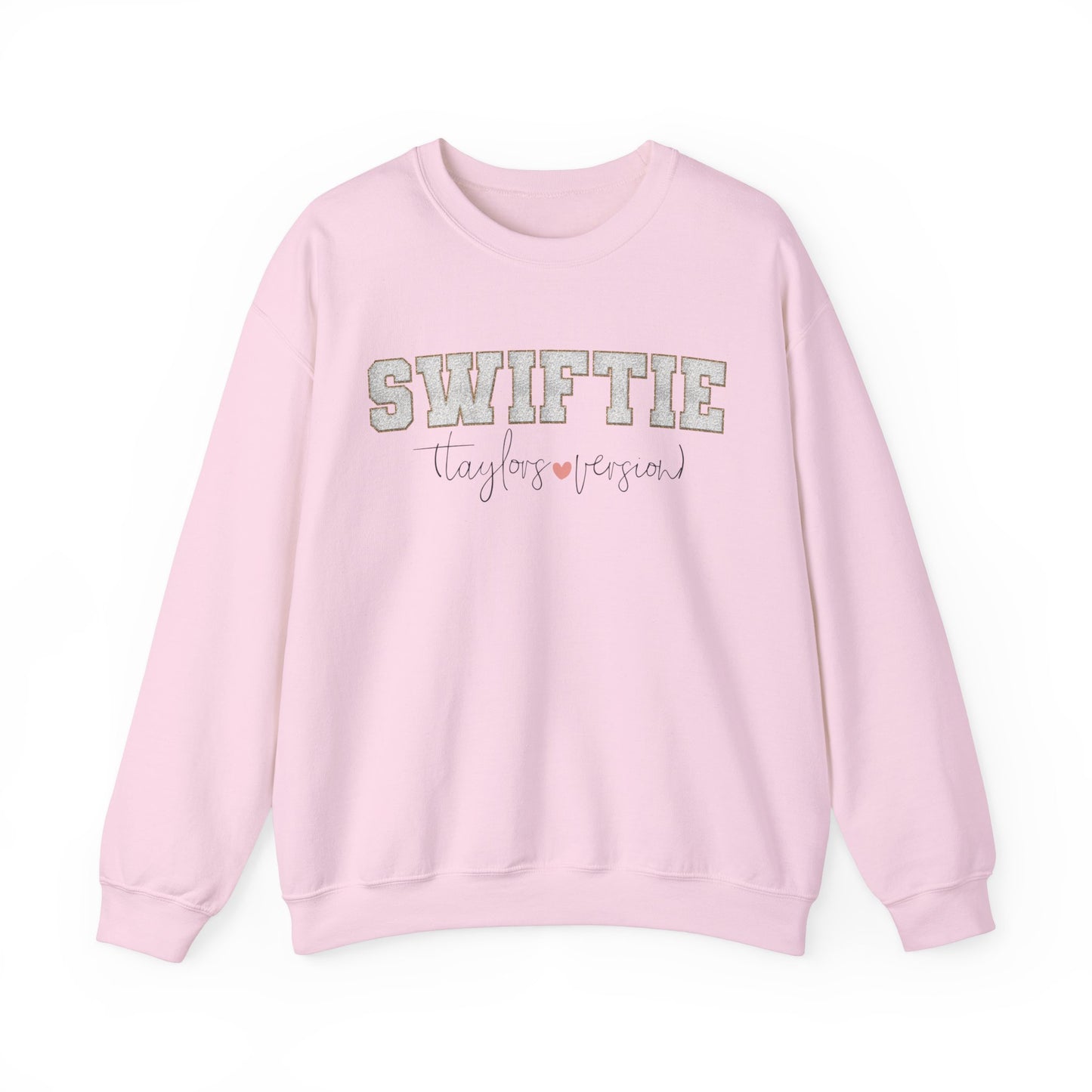Swiftie Faux Chenille Patch Crew Neck