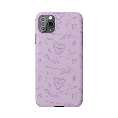 Spicy Romantasy Phone Case | Chapter 55 Aesthetic Case | Bookish iPhone Case | Purple Coquette Reader Phone Case | ACOTAR reader Gift