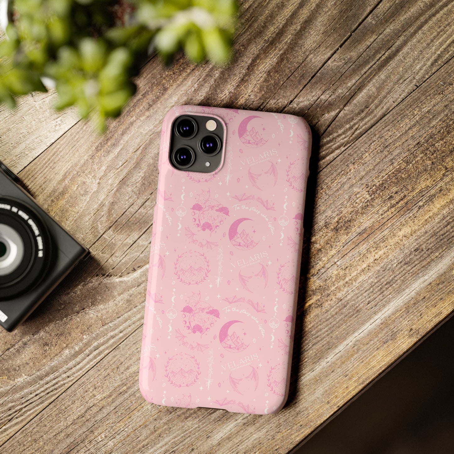 ACOTAR Inspired Phone Case | Velaris Aesthetic | Pink Romantasy Case