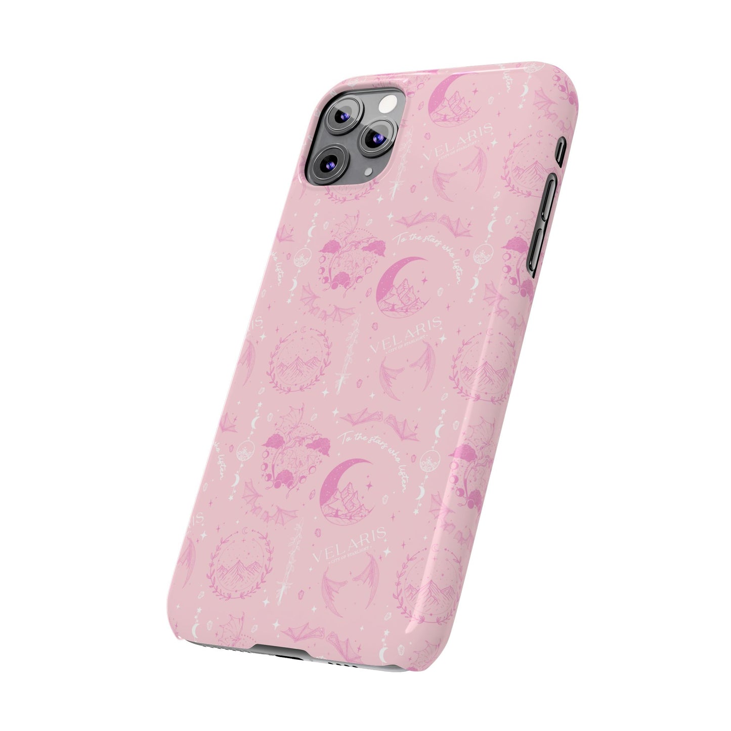ACOTAR Inspired Phone Case | Velaris Aesthetic | Pink Romantasy Case