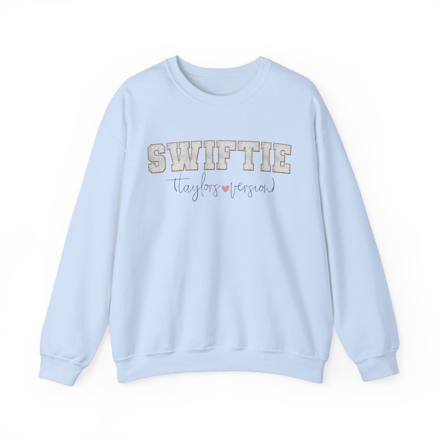 Swiftie Faux Chenille Patch Crew Neck