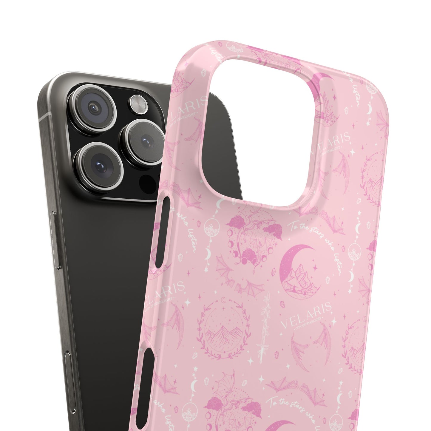 ACOTAR Inspired Phone Case | Velaris Aesthetic | Pink Romantasy Case
