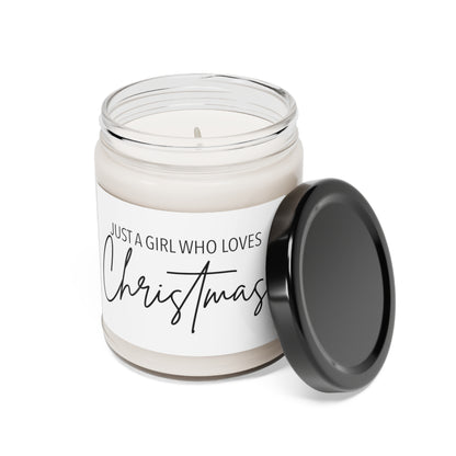 Just a Girl Who Loves Christmas, Scented Candles, 9oz