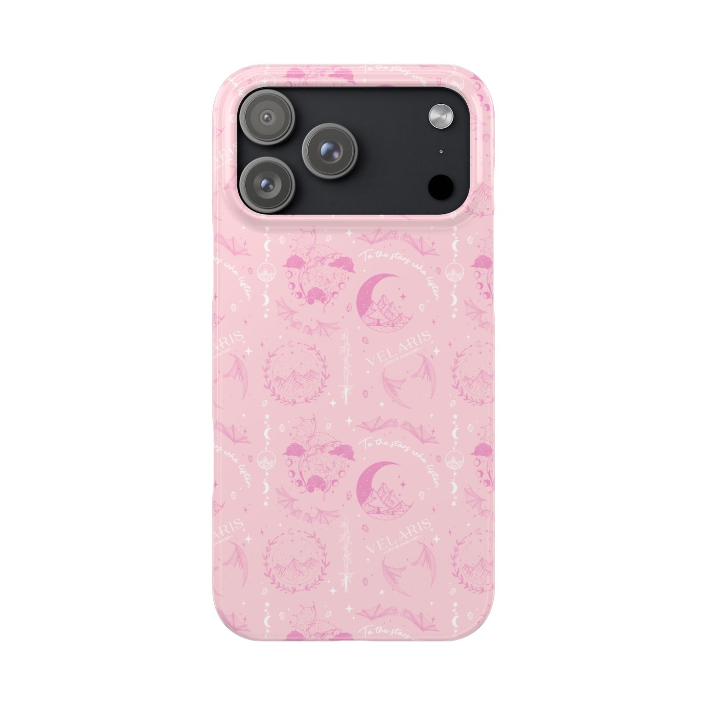 ACOTAR Inspired Phone Case | Velaris Aesthetic | Pink Romantasy Case