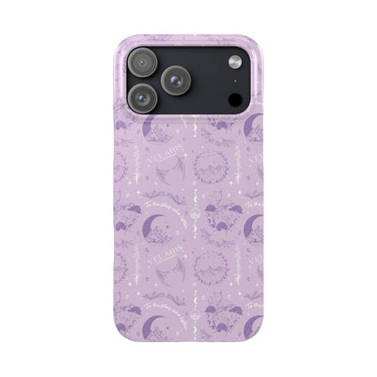 ACOTAR Inspired Phone Case | Velaris Aesthetic | Purple Romantasy Case
