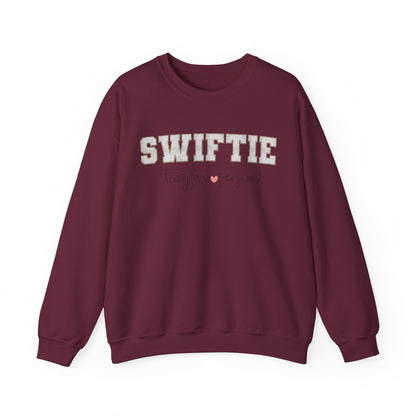 Swiftie Faux Chenille Patch Crew Neck