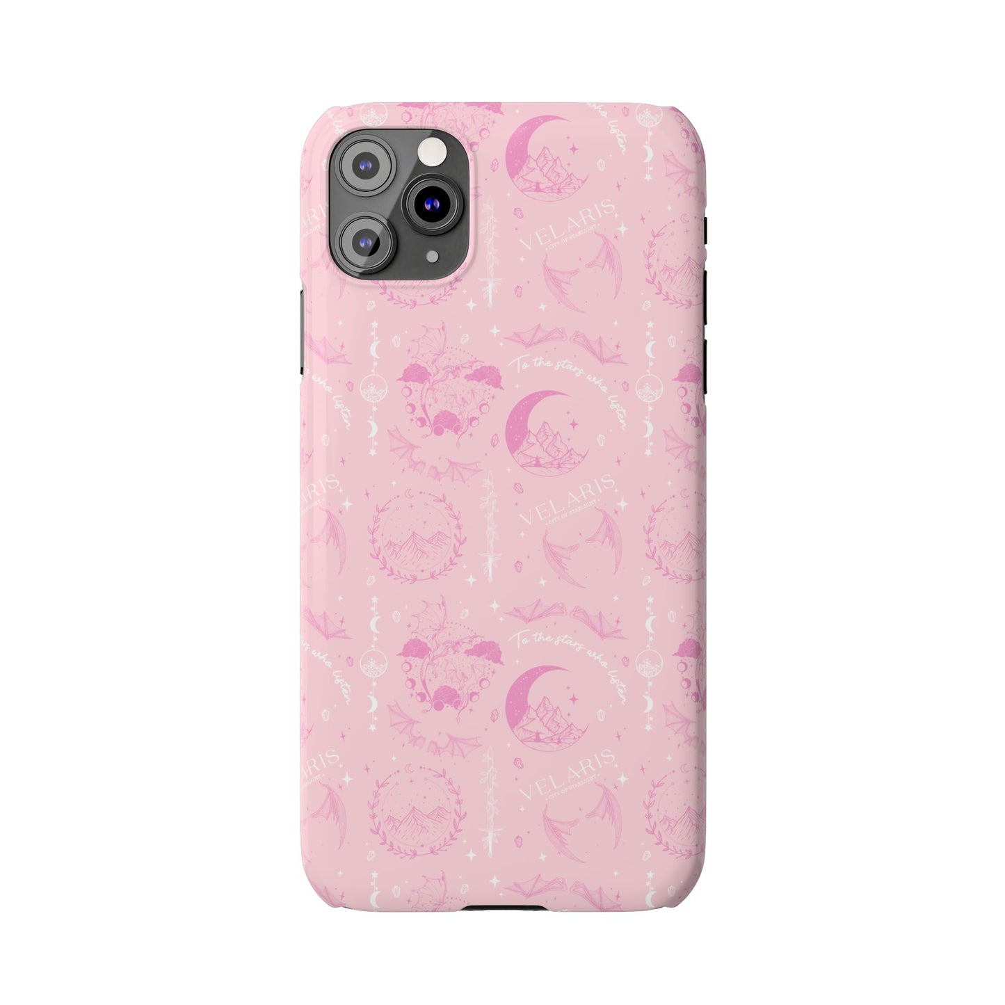 ACOTAR Inspired Phone Case | Velaris Aesthetic | Pink Romantasy Case