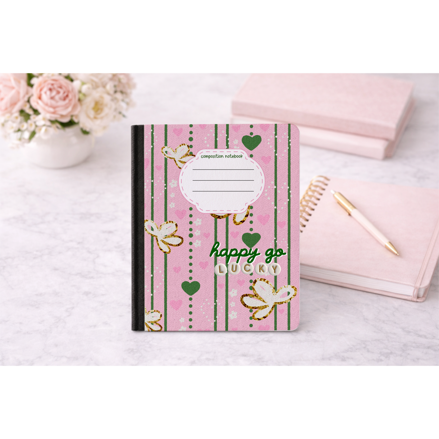 Happy Go Lucky Composition Notebook