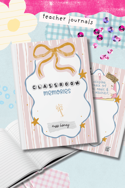 Classroom Memories Journal | Personalized Teacher Notebook | Teacher Keepsake Journal | Classroom Reflection Notebook | Teacher Gift Journal