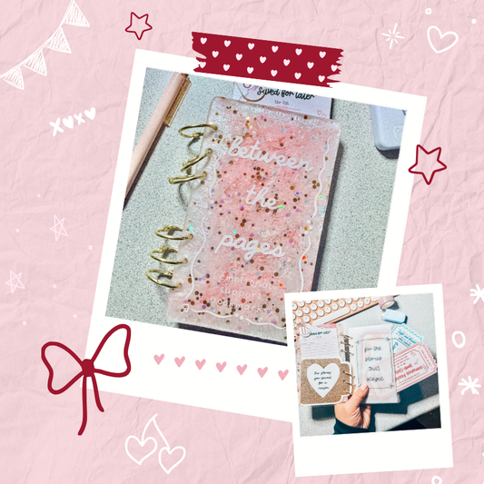 Bookmark Storage Album | A6 Bookmark Organizer Binder | Resin Cover Bookmark Keeper