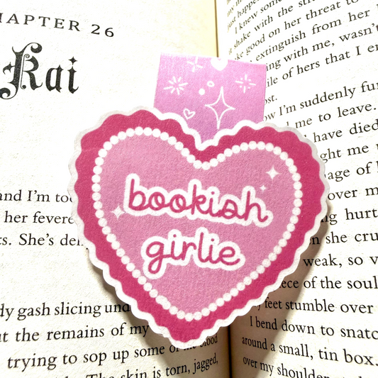 Bookish Girlie Magnetic Bookmark | Cozy Bookish Reading Accessories