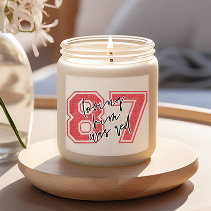 Loving Him Was Red, Swiftie Scented Candles, 9oz