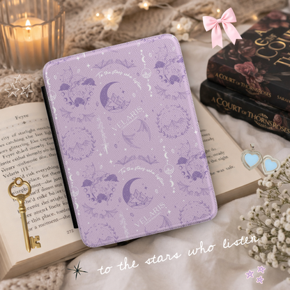 Velaris Kindle Case | Purple ACOTAR Night Court Inspired Cover | City of Starlight Romantasy Kindle Case
