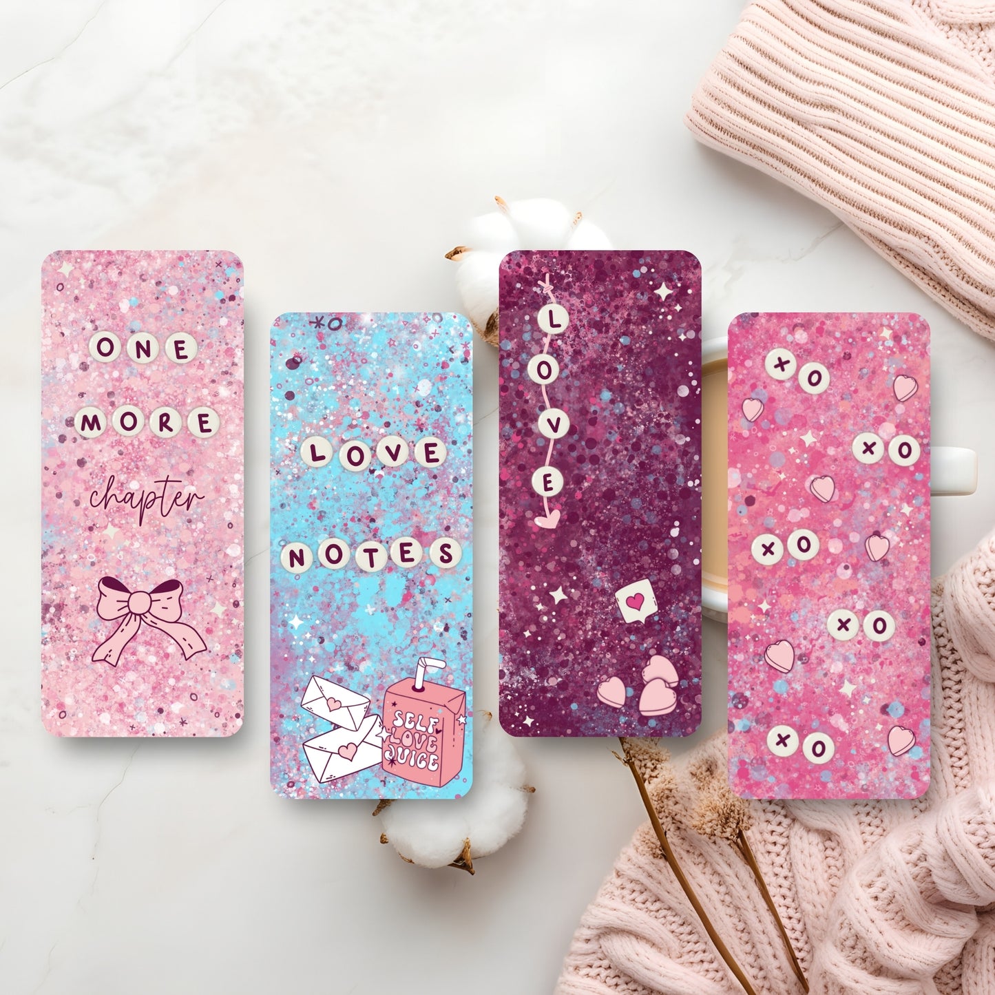 Love Notes & Late Nights Bookmark Set